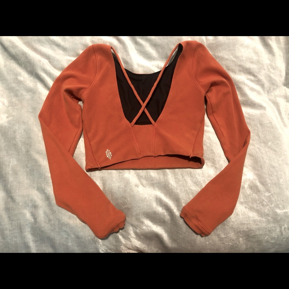 Free people orange top